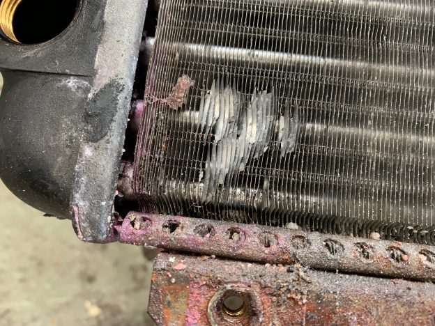 Fiat Ducato camper van radiator repair. – Aarons Autos